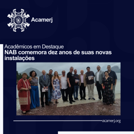 Imagem sobre, NAB comemora dez anos das novas instalações