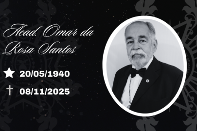 Imagem sobre, Nota de pesar – Acad. Omar da Rosa Santos