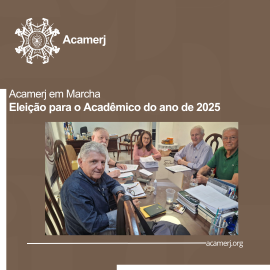 Imagem sobre, Eleição para Acadêmico do ano de 2025