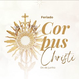 Imagem sobre, Feriado de Corpus Christi