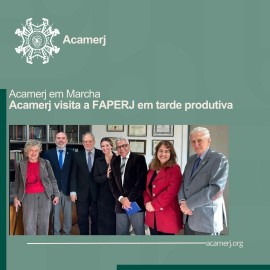 Imagem sobre, Acamerj visita a FAPERJ em tarde produtiva